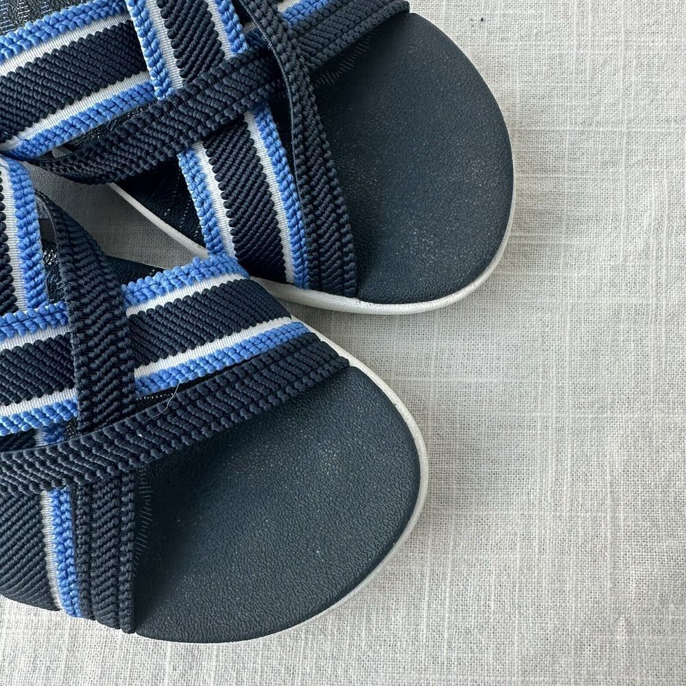Clarks Cloudsteppers Women's Mire Isle Slide Sport Sandals US Size 6 Navy Blue - Picture 6 of 9